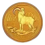 2015 1 oz Gold Coin Lunar Year of the Goat Perth Mint Bullion