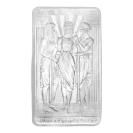 Three Graces Silver 10 Ounce Bar In Sleeve The Royal Mint - Pre-Owned