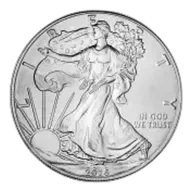 2016 Silver Bullion 1 Ounce Eagle Coin - US Mint