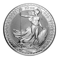 Pre-Owned 10 oz Britannia Silver Coin