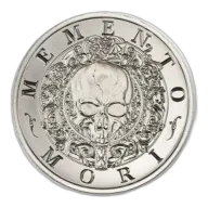 1 oz Memento Mori Silver Round