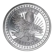 1 oz SD Bullion Silver Freedom Round - Old Design