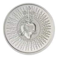 1 oz Sacred Heart Silver Round