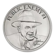 1 oz Al Capone Silver Round