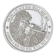 1 oz Sniper Silver Round