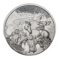 1 oz Rainbow Bridge Silver Round