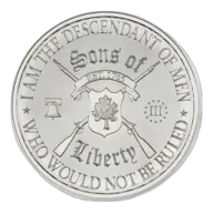 1 oz Sons of Liberty Silver Round