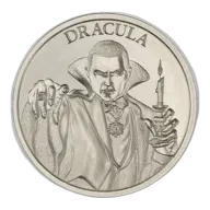 1 oz Dracula Silver Round