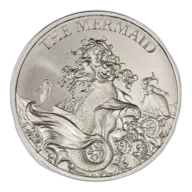 1 oz Mermaid Silver Round