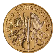 1/10 oz Austrian Gold Philharmonic Bullion Coin (Various Years)