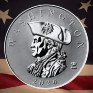 2026 1 oz George Washington Silver Coin - Commander Series