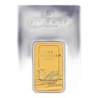 1oz Perth Mint Swan Gold Mint Bar