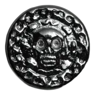 25 Gram Hand Poured Skull Silver Round
