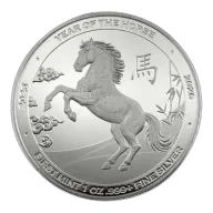 2026 1 oz Silver Year of Horse Lunar Series First Mint