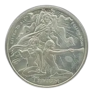 2021 1 oz Silver Shield Trivium Girls Round