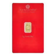 1 Gram Royal Mint Gold Om Bullion Bar