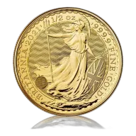 1/2oz Gold Royal Mint Britannia (2021)