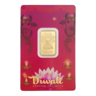 5g Gold Bar | PAMP | Diwali Lakshmi & Sacred Cow