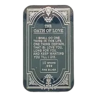The Oath Of Love 10 G Silver Bar