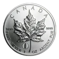 Pre-Owned 2012 Canadian Maple Leaning Tower of Pisa Privy 1oz Silver Coin - VAT Free