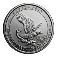 Pre-Owned 2015 Canadian Bald Eagle 1/2oz Silver Coin - VAT Free
