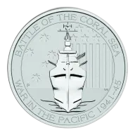 2015 1/2 oz Australian Battle of the Coral Sea Silver Coin