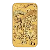 2022 1 oz Perth Mint Dragon Gold Bar