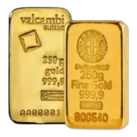 250 Gram Gold Bar - Design Our Choice