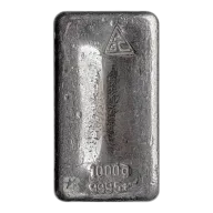 1 Kilogram ABC Silver Bullion Bar (Vintage Brick-Shaped Design)