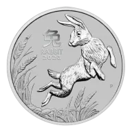 Australian Perth Mint Platinum Rabbit 1oz - 2023
