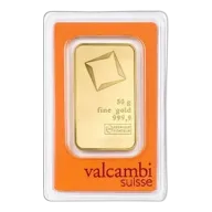 50 Gram Gold Bar - Valcambi (In Assay Card)