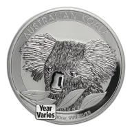 Australian Silver Koala - 10 oz - BU (Year Varies)