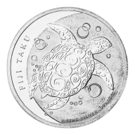 Pre-Owned 1/2 oz Hawksbill Turtle Silver Coin