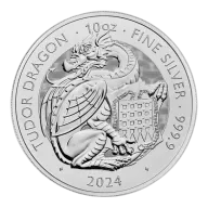 10oz Silver Coin The Tudor Beasts Tudor Dragon
