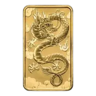 2019 1 oz Dragon Rectangular Gold Coin