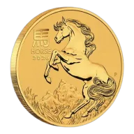 2026 P Australia Gold Lunar Series III Year of the Horse 2 oz $200 - BU