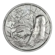 White Whale Privateer Ultra High Relief Silver Round 2 oz