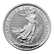 2022 1 oz Platinum Britannia Coin