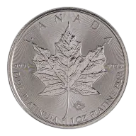 2022 1 oz Canadian Platinum Maple Leaf Bullion Coin