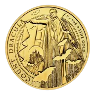 Pre-Owned 2025 UK Count Dracula 1oz Gold Coin