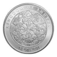 Pre-Owned 2022 Kingdom of Bhutan Year of the Tiger 1oz Silver Coin - VAT Free