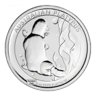 Australia Platinum Platypus (1 oz) $100 - BU - Random Date