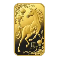 5g - Limited Edition Horse - 9999 Gold - Switzerland