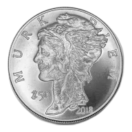 2018 Zombucks *Murk Diem* 1 oz silver round