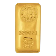 5 oz Perth Mint Gold Bar (Cast)