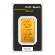 20g Argor-Heraeus Gold Bar