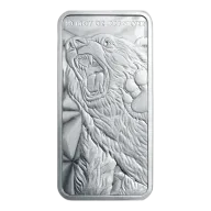10 Oz Golden State Mint Bull And Bear Silver Bar