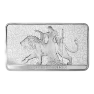 2024 Una and the Lion 10 oz Silver Bullion Minted Bar - Pre-Owned