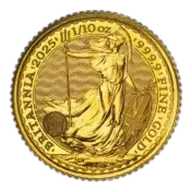 2025 Gold Britannia 0.1 oz Bullion Coin