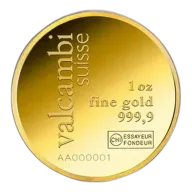 1 Oz Gold Round - Valcambi